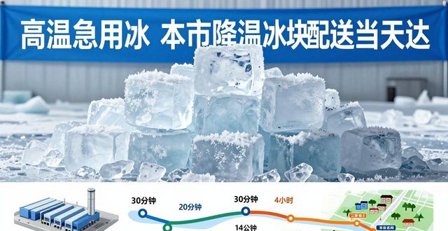 降温冰块配送流程_高效靠谱冰块运输_福田降温冰块配送