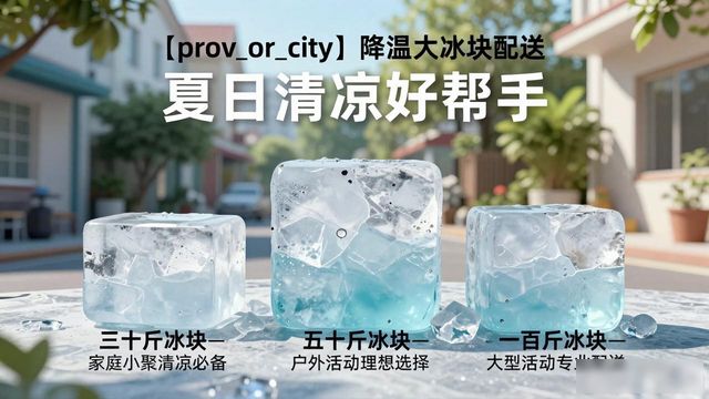 福田降温大冰块配送_海鲜排档降温解决方案_高温天气大冰块配送