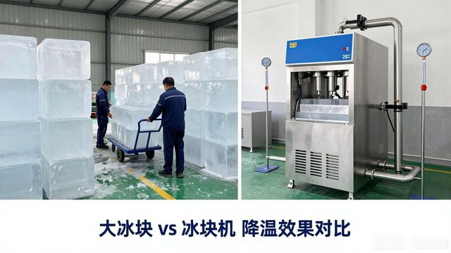 福田车间夏季降温新宠 大冰块真能管用吗？